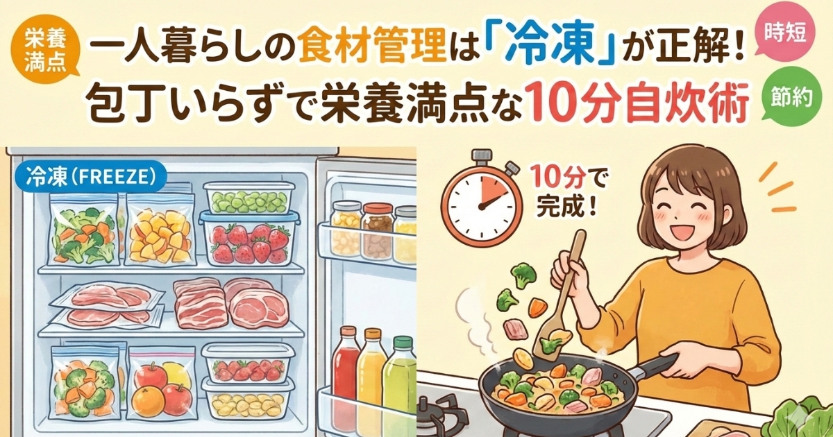 一人暮らしの食材管理