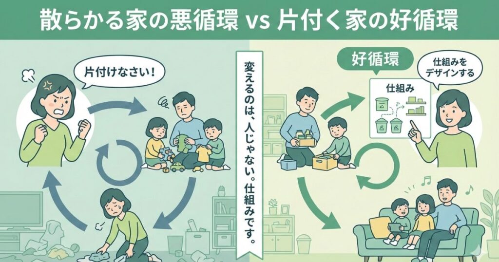 片付く家の仕組み